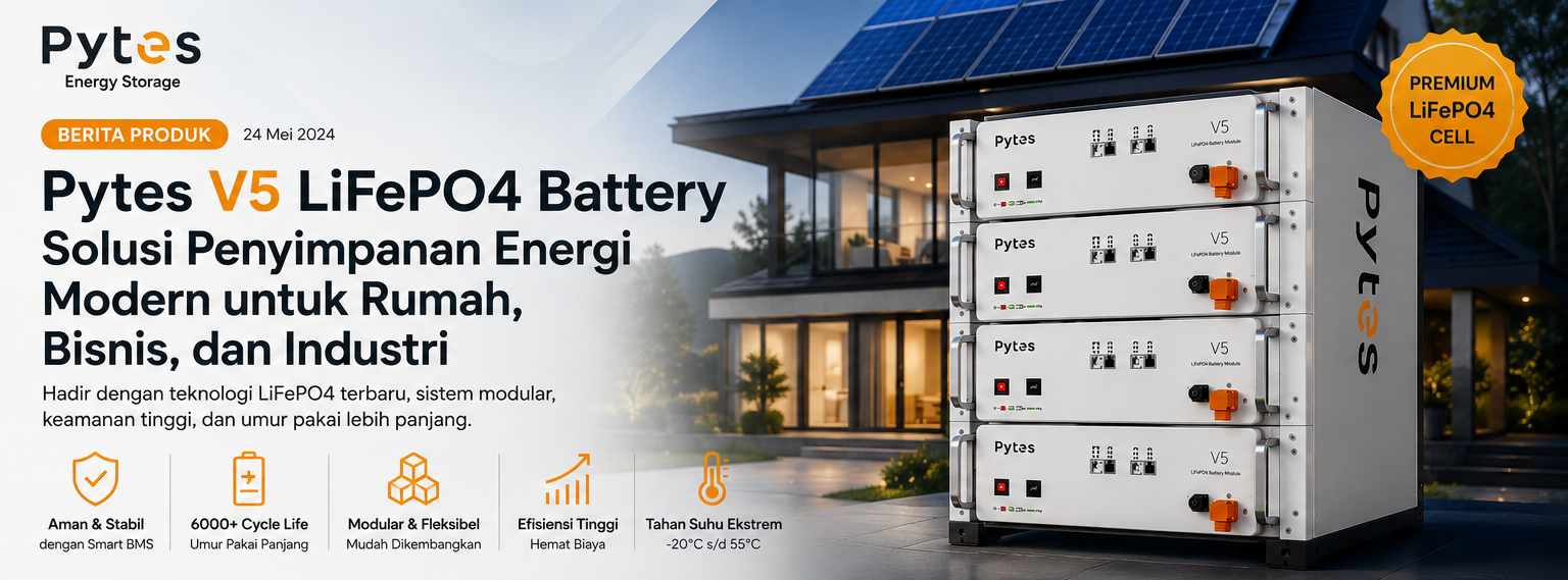 Baterai Lithium LiFePO4: Solusi Energy Storage Modern untuk Rumah dan Industri